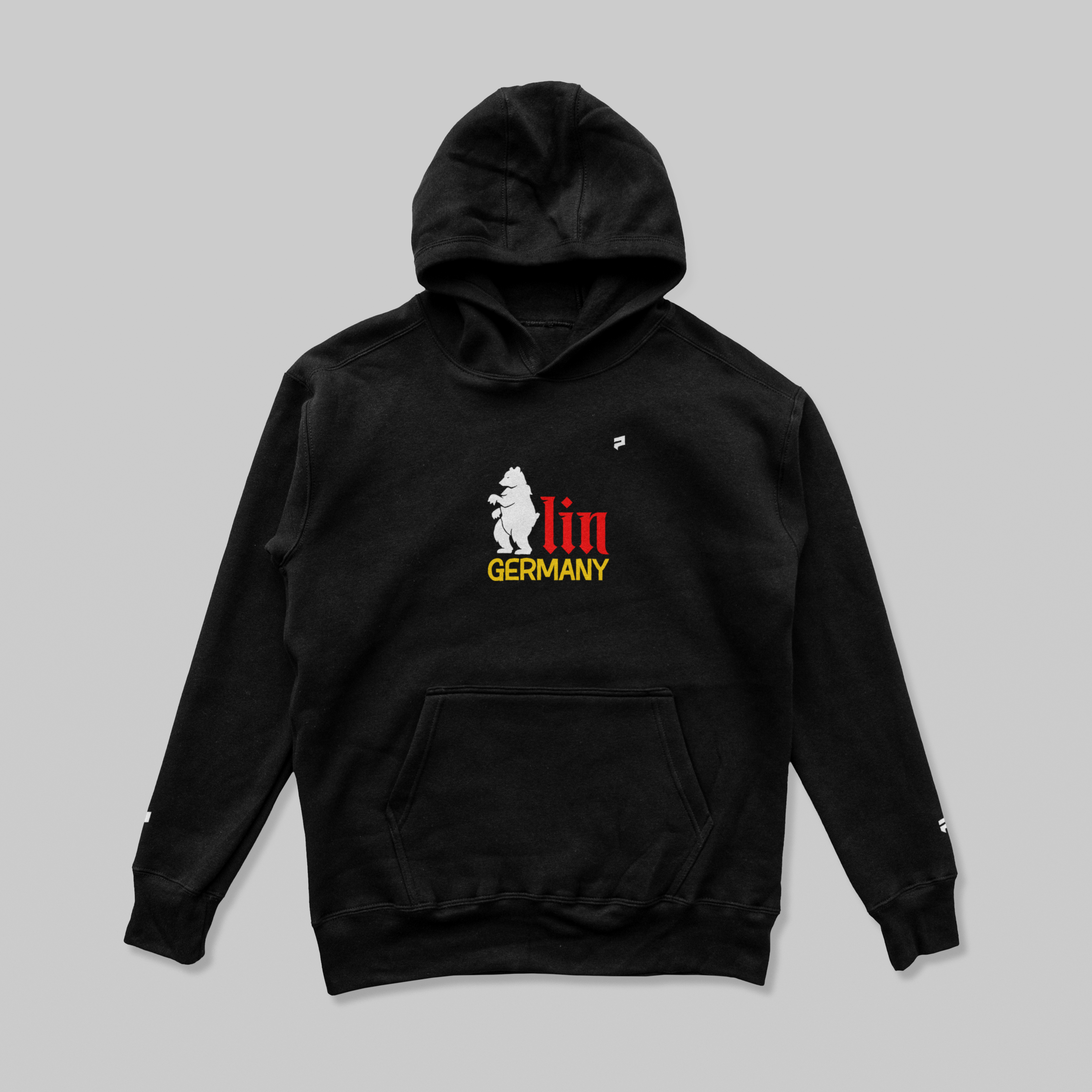 Bearlin embroidery hoodie
