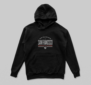 San Francisco Minimalist Embroidered Hoodie