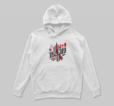 Toronto Bold Statement Embroidered Hoodie