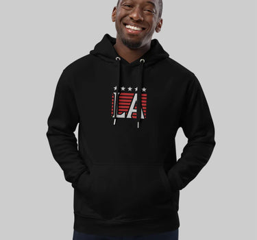 L.A. Stars and Stripes Minimalist Hoodie