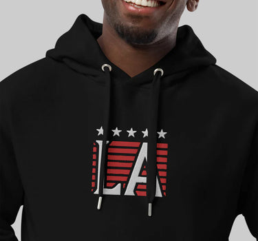 L.A. Stars and Stripes Minimalist Hoodie