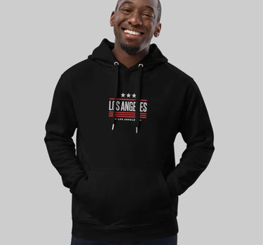 Los Angeles Skyline Embroidered Hoodie