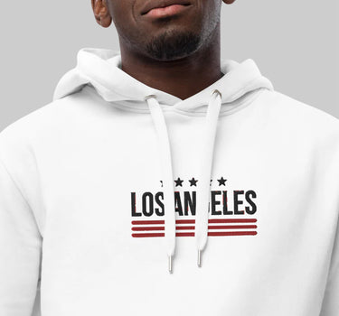 Los Angeles Patriotic Embroidered Hoodie