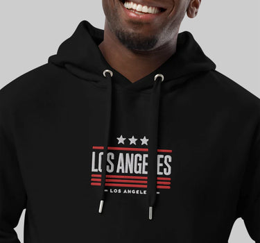 Los Angeles Skyline Embroidered Hoodie