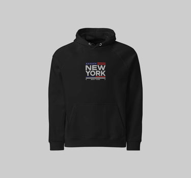 New York Embroidered Patriotic Hoodie