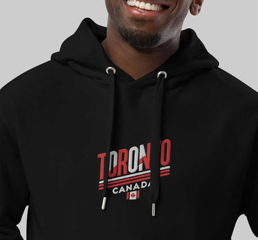 Toronto Canada Embroidered Hoodie – Bold City Style with Maple Leaf Pride